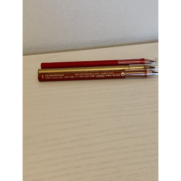 3x Estee Lauder Lip Defining Pencil Mahogany Wineberry  13 02 Gold Bundle Rare - Picture 2 of 6